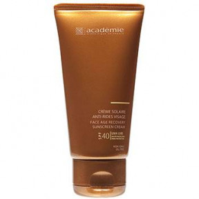 Солнцезащитный регенерирующий крем для лица SPF 20+ / Créme Solaire Anti-Rides Visage SPF 20 Academie Bronzecran Face Age Recovery Sunscreen Cream SPF 20+