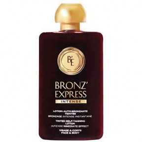 Лосьон-автозагар для лица и тела (интенсивная формула / Lotion Auto-Bronzante Teintée Intense Bronz'express Academie Bronz'Express Intense Tinted Self-Tanning Lotion