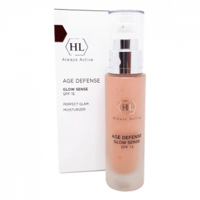 УВЛАЖНЯЮЩИЙ КРЕМ ДЛЯ ЛИЦА С ДЕКОРАТИВНЫМ ЭФФЕКТОМ AGE DEFENSE GLOW SENSE SPF15 - 50 ML